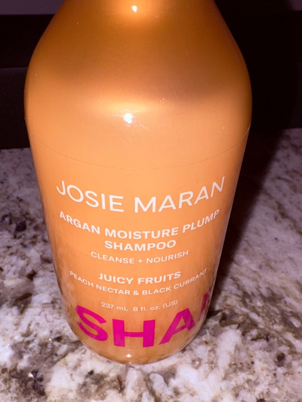 JOSIE MARAN, ARGAN MOISTURE PLUMP SHAMPOO, JUICY FRUITS/ 8FL OZ.